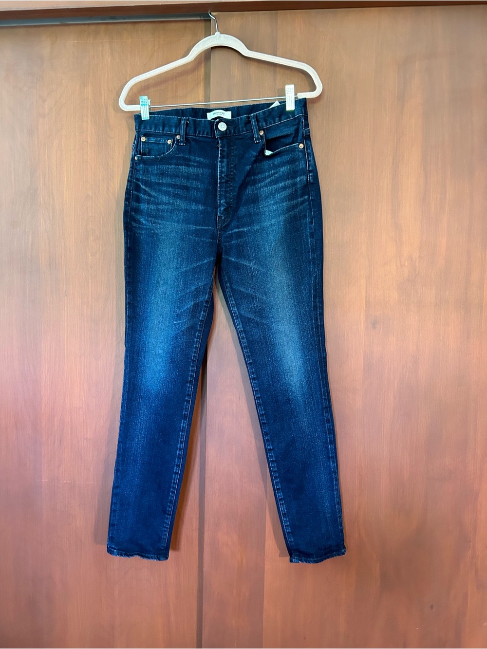 Moussy Vintage Dark Blue Denim Jeans